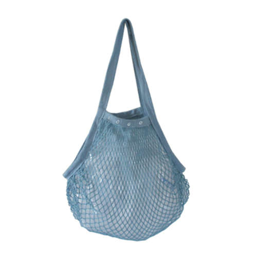 Baumwolle Netztasche, Ihr Logo kann auf dem Saum bzw. Henkel bedruckt werden