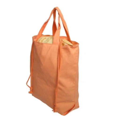 Baumwolle Canvas farbig mit Kordelzug an der Öffnung